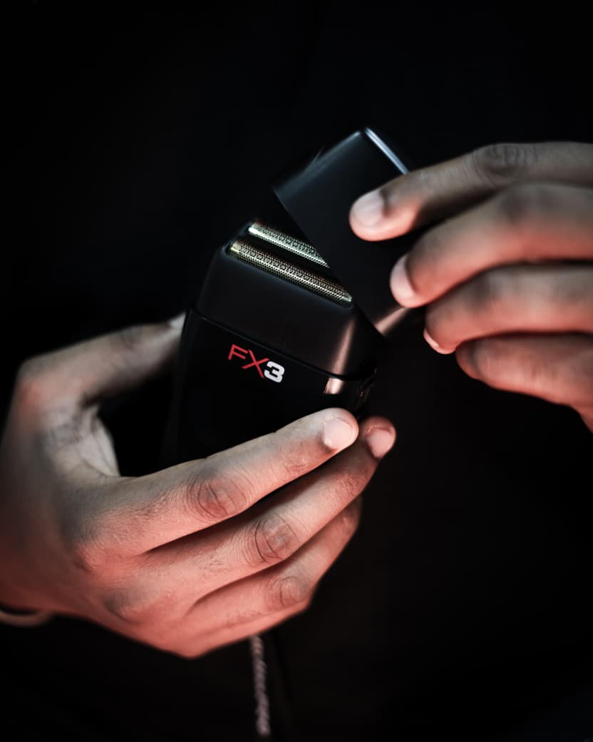FX3 shaver detail shot